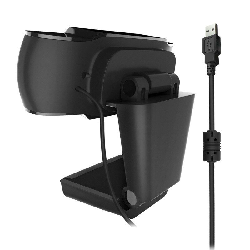 Caméra Webcam Full HD 1080p avec Microphone intégré caméra Web à mise au point automatique rotative pour ordinateur portable