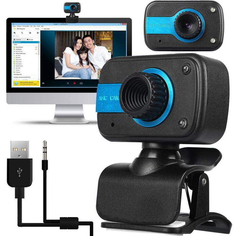 HD 1080P Webcam Computer PC Web Camera With Microphone Rotatable Cameras For Live Broadcast Video Calling Conference Work