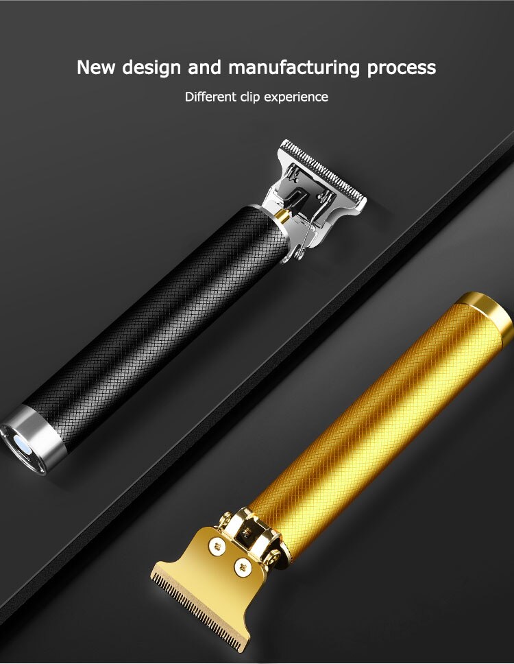 Hair Mustache Trimmer Cordless Rechargeable Facial Hair Trimmer USB Rechargeable 5 In 1 Hair Clipper Beard Trimmer Kit