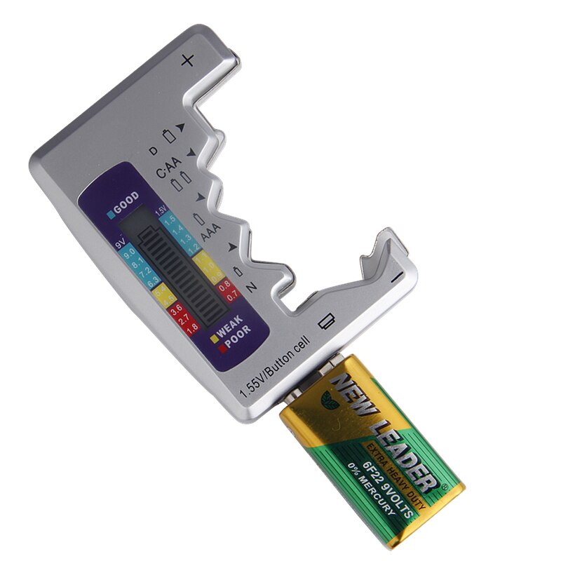 Digital Battery Tester Electricity Dry Battery Capacity Tester Measurable Battery Type 5/7 9V Battery Rechargeable Battery