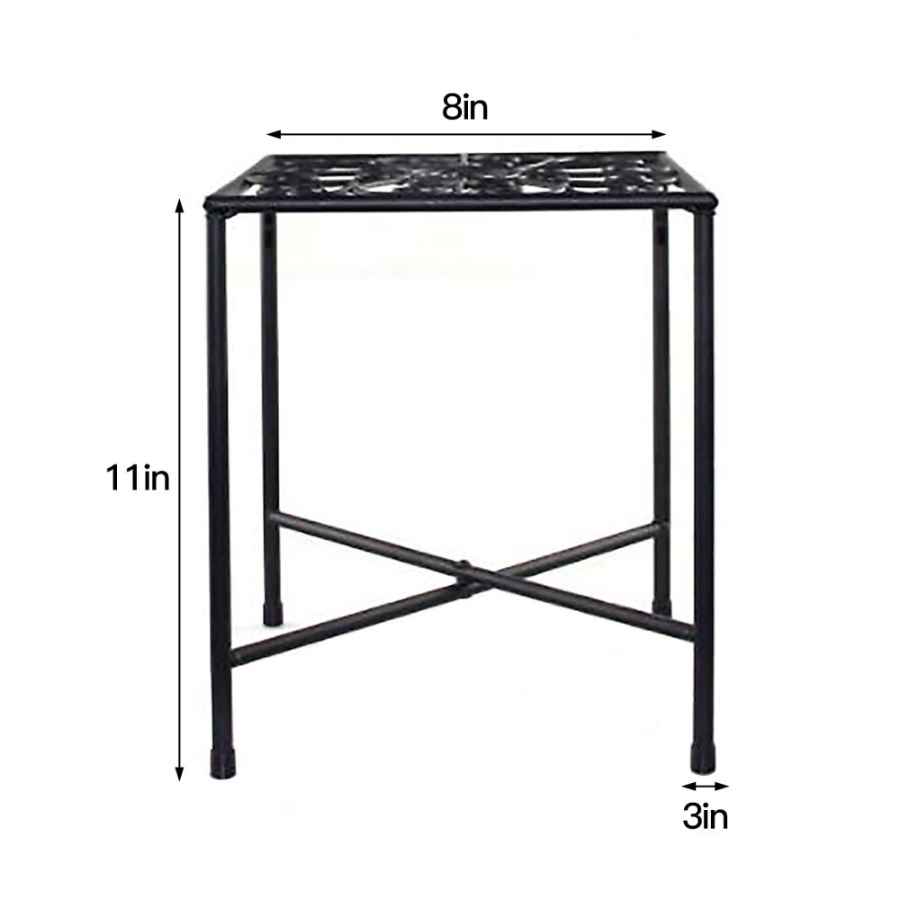 Flower Pot Shelf Plant Stand Wrought Iron Frame Multi-layer Space Saving Indoor Balcony Simplicity Shelf Garden Supplies