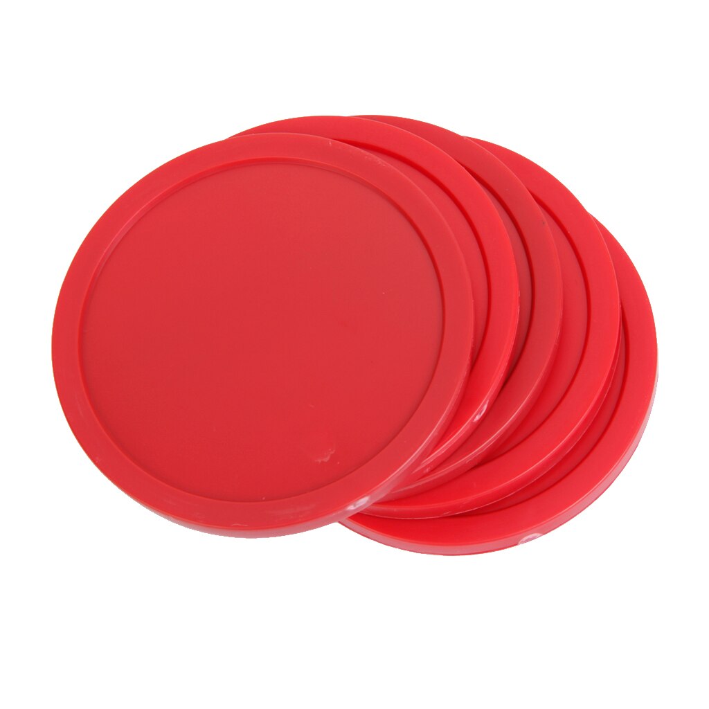 4pcs 82mm Table Arcade Game Air Hockey Pucks Red Round Circle Children Adult