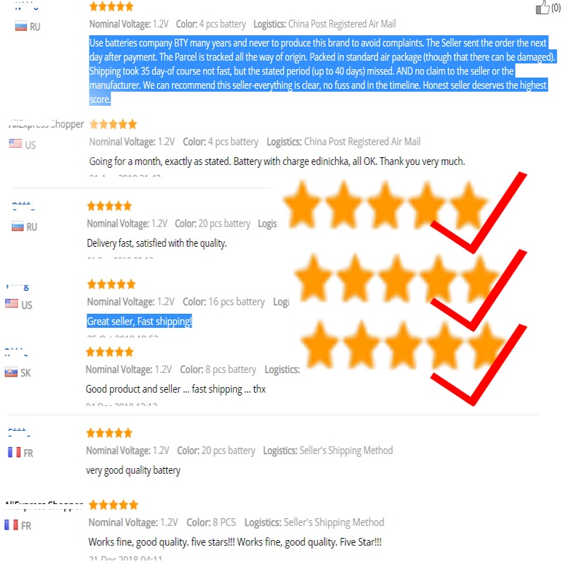 100% Origina 1.2 V AA 3600mAh NI MH Pre-Charged Batteries Ni-MH Rechargeable AA 3600 Battery For Toys Camera Microphone