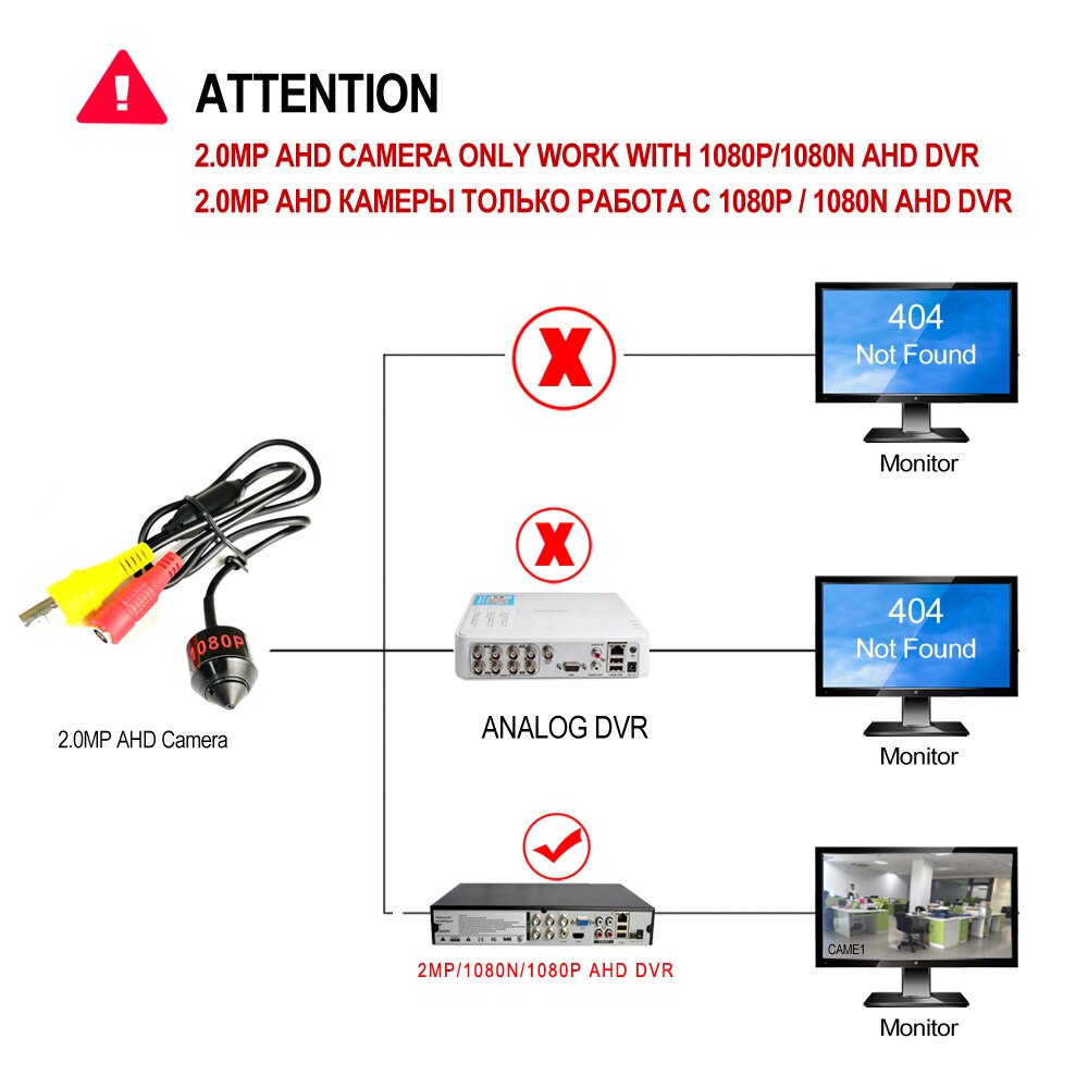 2mp hd ahd cctv sikkerhedskamera 1080p videoovervågningskamera til 2mp ahd dvr system