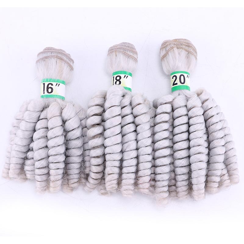 Synthetic Afro Ombre spring twist hair bundles extension 3 pieces one lot hair weaving for full head hair Dream ice’s: #14