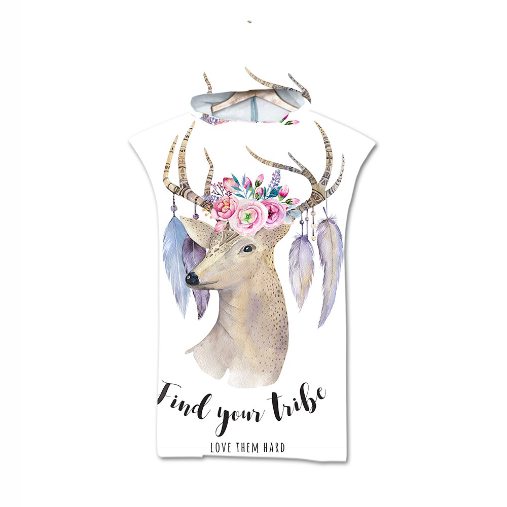 Serviette de bain à capuche pour bébé et adulte, motif animaux, tortue, licorne, douce, cape de bain: 5