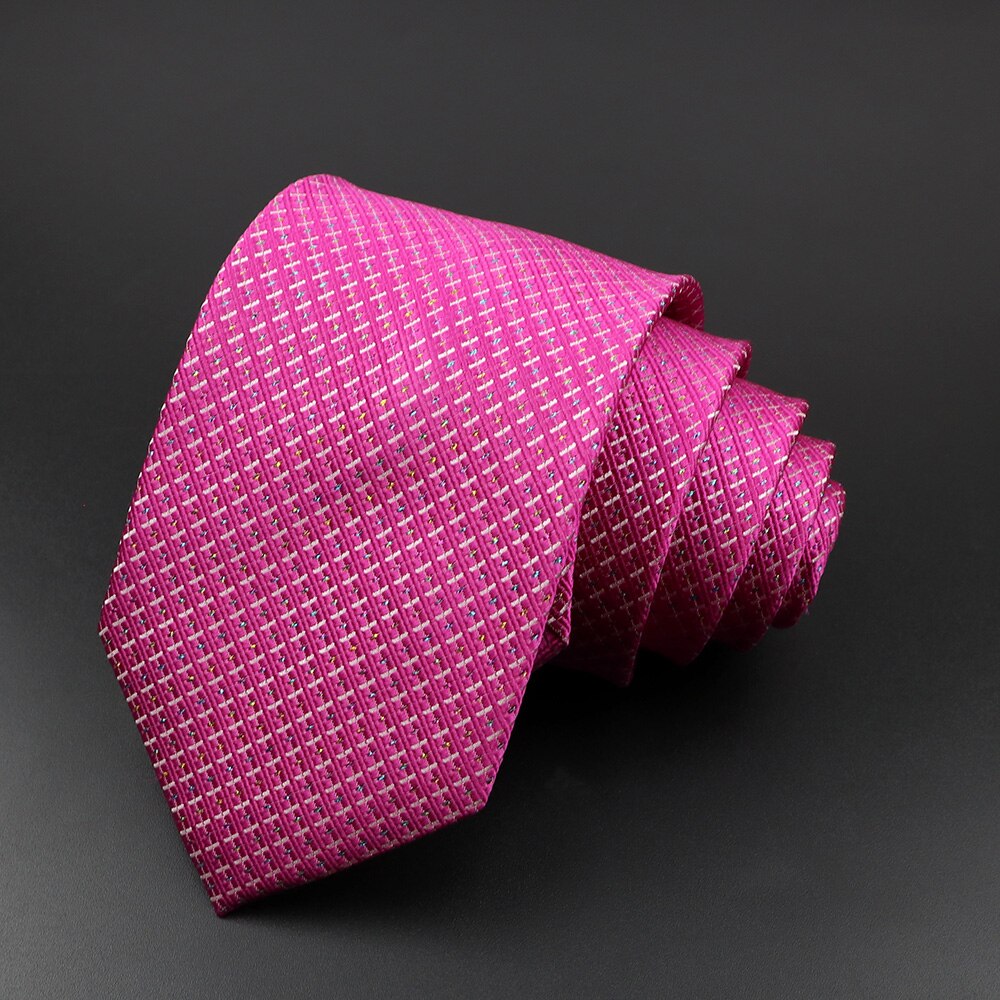 Cravates classiques à rayures tissées Jacquard pour hommes, 100% soie, pour costume de mariage d'affaires, accessoires: 11