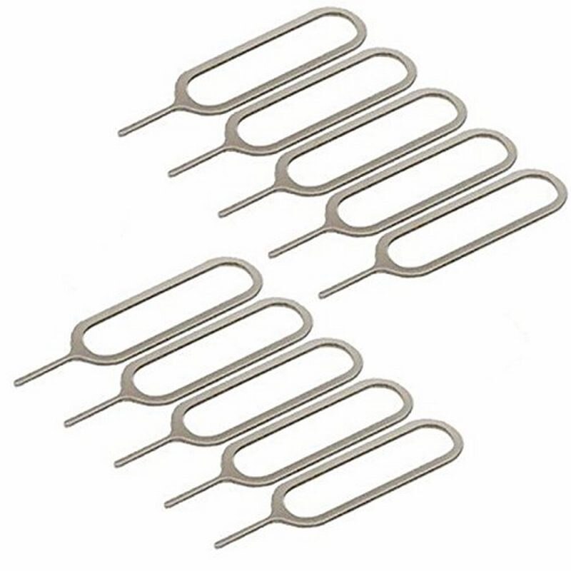 10pcs Sim Card Tool ejetor pin eject Pin Key For iPhone7 6s 4S 4G xiaomi redmi note 3 4 5 mi4 5 huawei p8 lite samsung galaxy a5