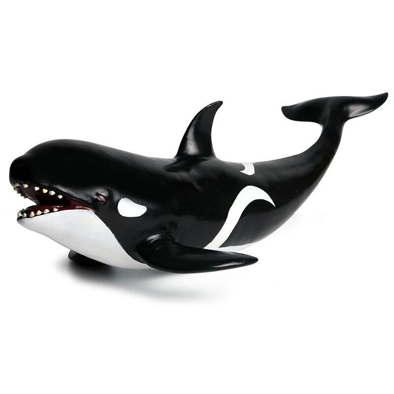 Zachte Rubber Simulatie Marine Diermodel Speelgoed Kinderen Killer Whale Shark Giant Tand Haai Grote Witte Haai Pop Ornament