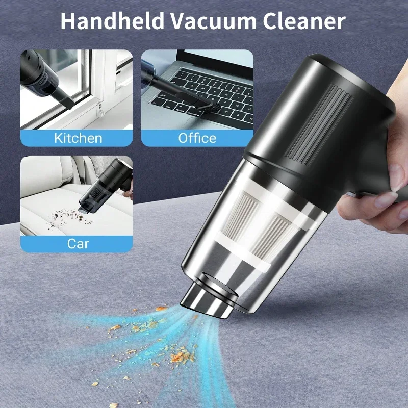 [Rechargeable Handheld Car Vacuum] Portable car vacuum cleaner rechargeable handheld car vacuum cleaner, wireless vacuum cleaner