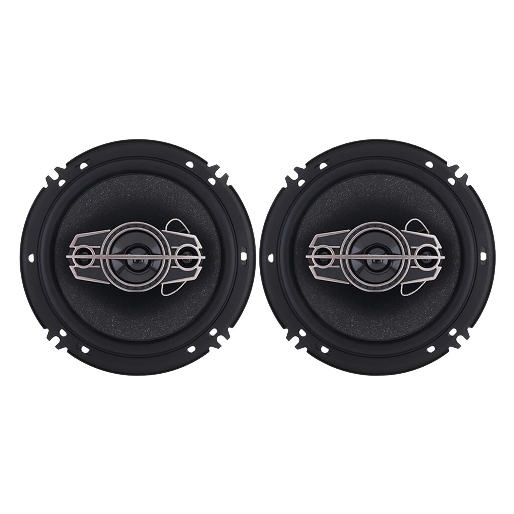 Par de altavoces de música coaxiales de 4 vías para coche, 6,5 pulgadas, fácil de instalar