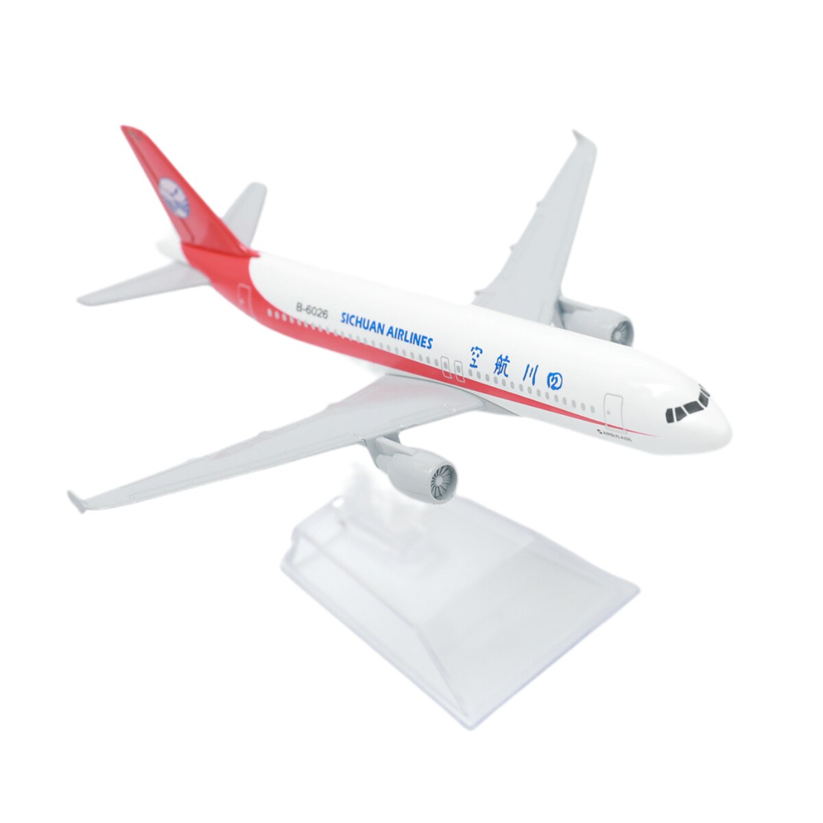 China SICHUAN AIRLINES A320 Airplane Alloy Diecast Model 15cm World Aviation Collectible Souvenir Ornament Miniature