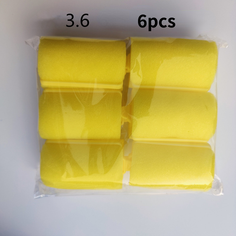 Cojín de espuma de esponja suave para el cabello, rulos rizadores de pelo para salón de peluquería, Kit de rizos DIY, herramientas de peinado para el hogar, 6-14 piezas: Azul