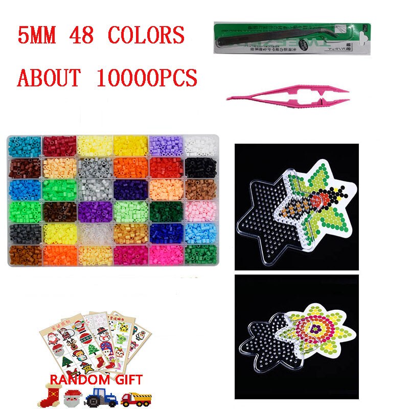 24 / 72 Colors 5mm hama Beads/ Iron Beads diy Puzzles 2.6mm Education Beads 100% Guarantee perler Fuse beads diy toy