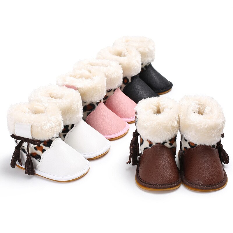 Baby Meisjes Jongens Winter Warm Houden Schoenen Eerste Wandelaars Sneakers Kids Crib Baby Peuter Schoeisel Laarzen Pasgeborenen Prewalkers0-18M