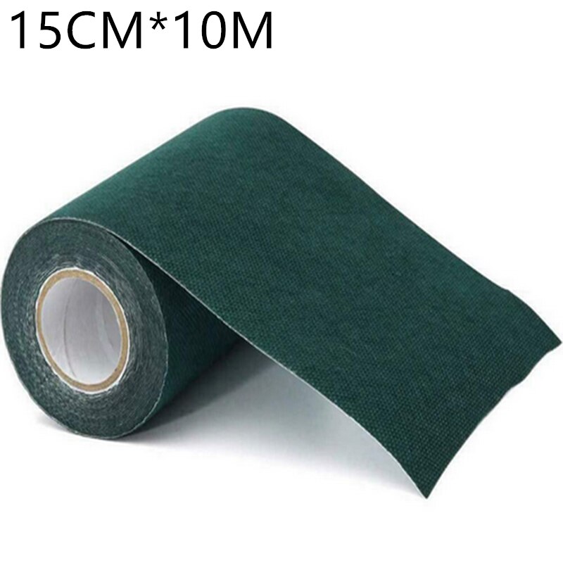 5m*15cm hage selvklebende gjør-det-selv kunstgress skjøtebånd hage selvklebende syntetisk plen gress kunstgress: 10 mx 15m