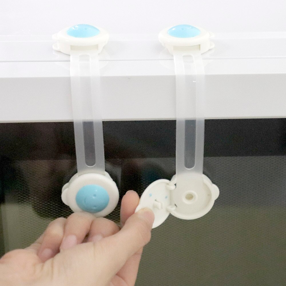 10Pcs Children's Cabinet Lock Baby Safety Protection Child Safety Latches Drawers Cupboards Childproof Product Plastic Latch