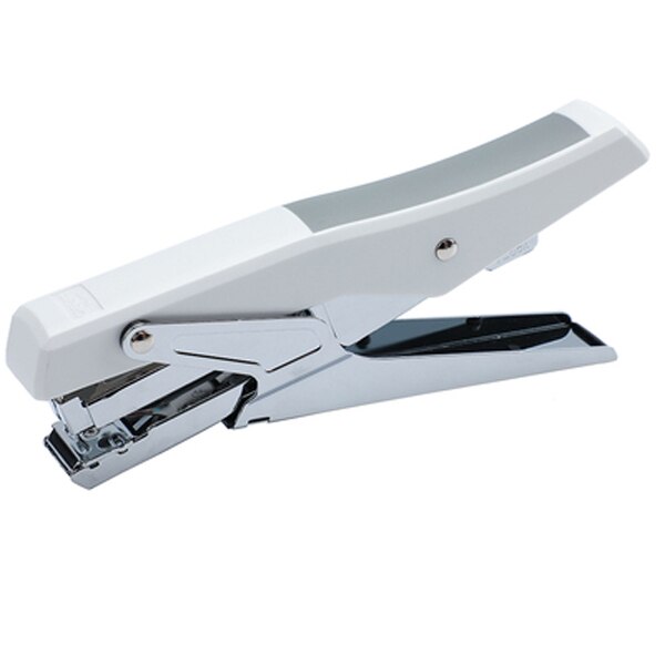 Stapler Plier Stapler Machine Black Grey Color Metal Structure Paper Sewing Machine Office Stationery: White