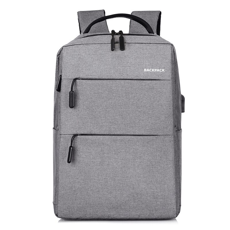 Boshikang Koreanische Rucksack Wasserdichte Oxford Tuch Tasche 15,6-zoll Computer Tasche Geschäft Reise Rucksack Jugend Schule Tasche: hell grau