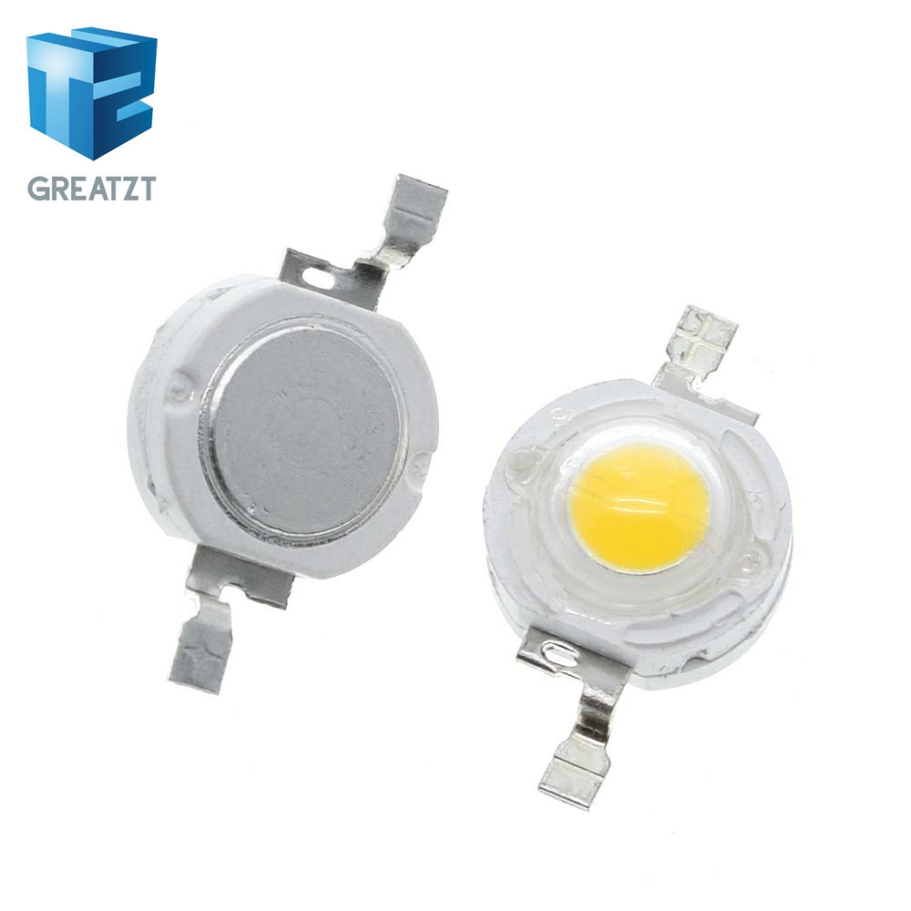 10 Stks/partij Led 1W 100-120LM Led Lamp Ic Smd Lamp Daglicht Wit/Warm Wit High Power 1W Led Lamp Kraal