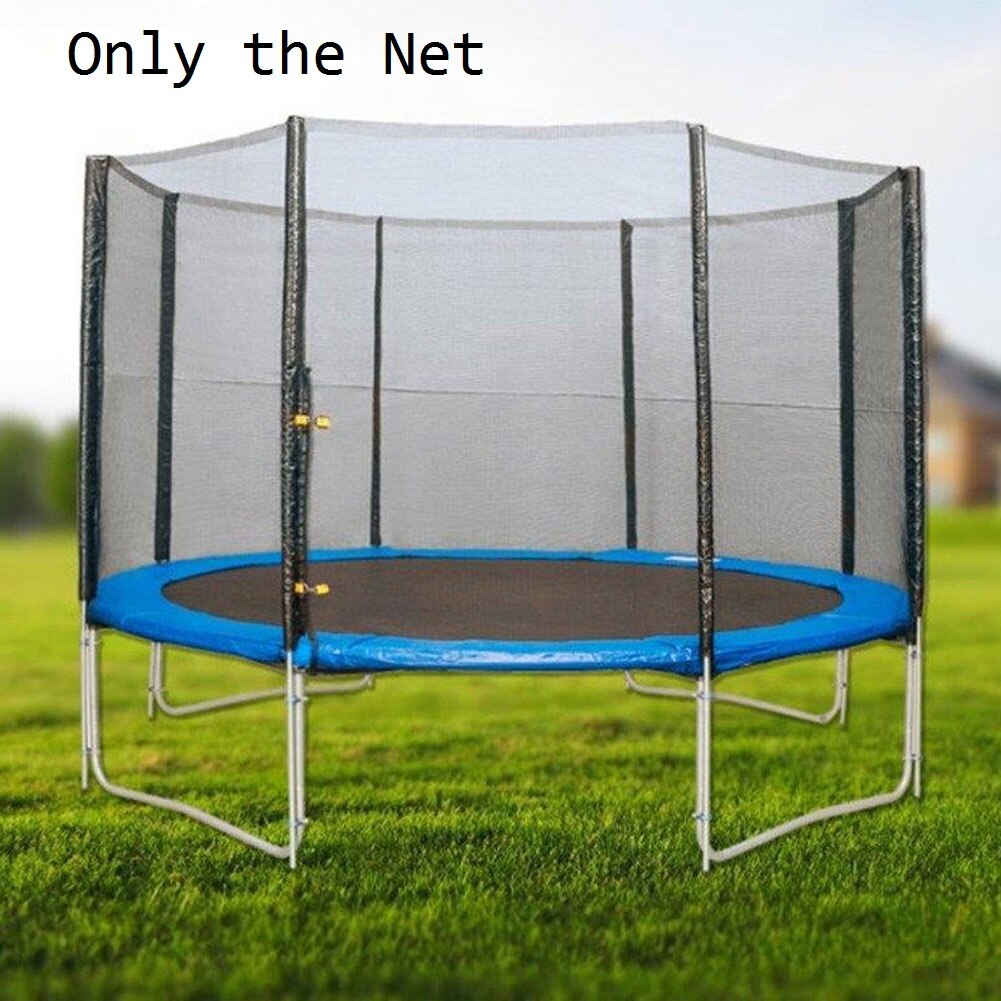 4-8ft utendørs trampoline beskyttelsesnett for barn barn anti-fall polyetylen trampoline hoppepute sikkerhetsnett beskyttelsesbeskyttelse