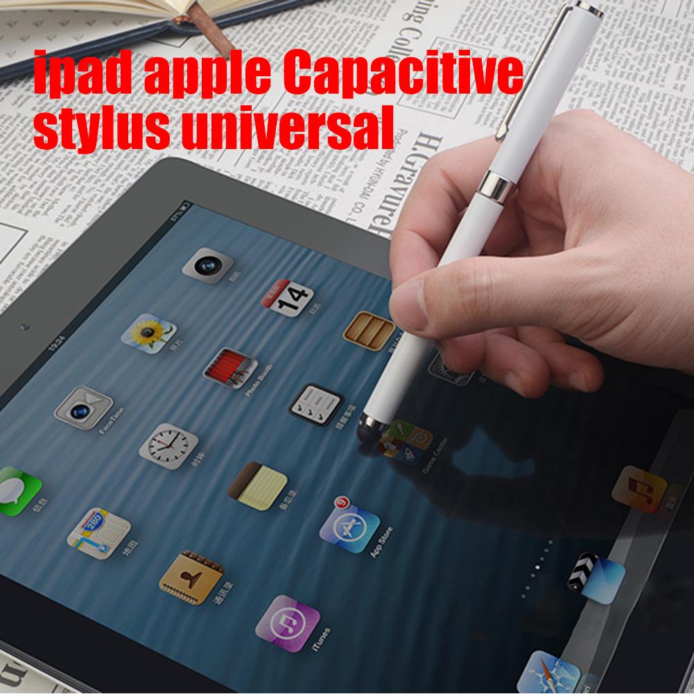 Universal 2 in1 capacitivo stylus para ipad tablet canetas desenho lápis tela caneta de toque estilete caneta inteligente telefone móvel escrita