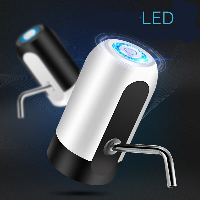 Elektrische Pumpe Für Wasserhahn Wasser Flasche Usb Aufladbare Flaschen Wasser Spender Pumpe Schwarz Weiß Farbe Hand Pumpe Flaschen Wasser