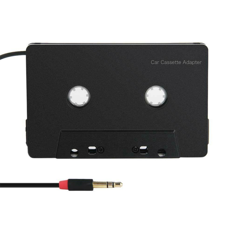 2022 3.5mm Four Channel Anti-Tangled Mini ABS Stereo Cassette Adapter Car Audio-