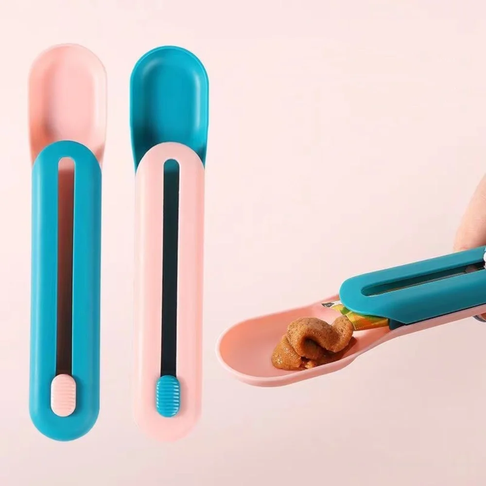 Kat Strip Knijper Lepel Kat Feeder Kat Vloeibare Snack Lepel Voedsel Voeden Dierbenodigdheden