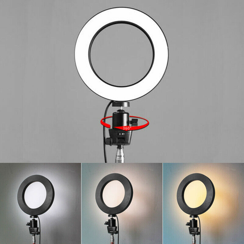 16cm Dimmbare 5500K USB Füllen-in LED Ring Licht Mit Regler Bausatz für machen-hoch Telefon Kamera Selfie Live Licht 3E16
