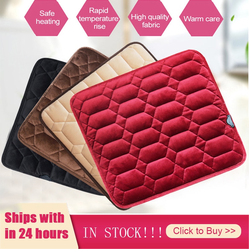 Keep Warm Car Heating Cushion Winter Car Mat Car Universal Seat Electric Heating Seat Cushion USB 5V Auto Electric Heating Seat