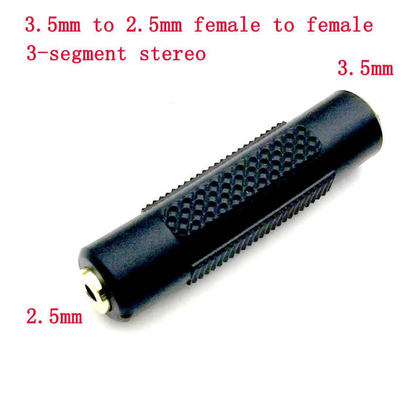 Adaptador de Audio de 3 piezas para altavoz, conector macho a hembra de 3,5 MM, 2,5mm a 2,5mm, Cable auxiliar para auriculares, 3,5