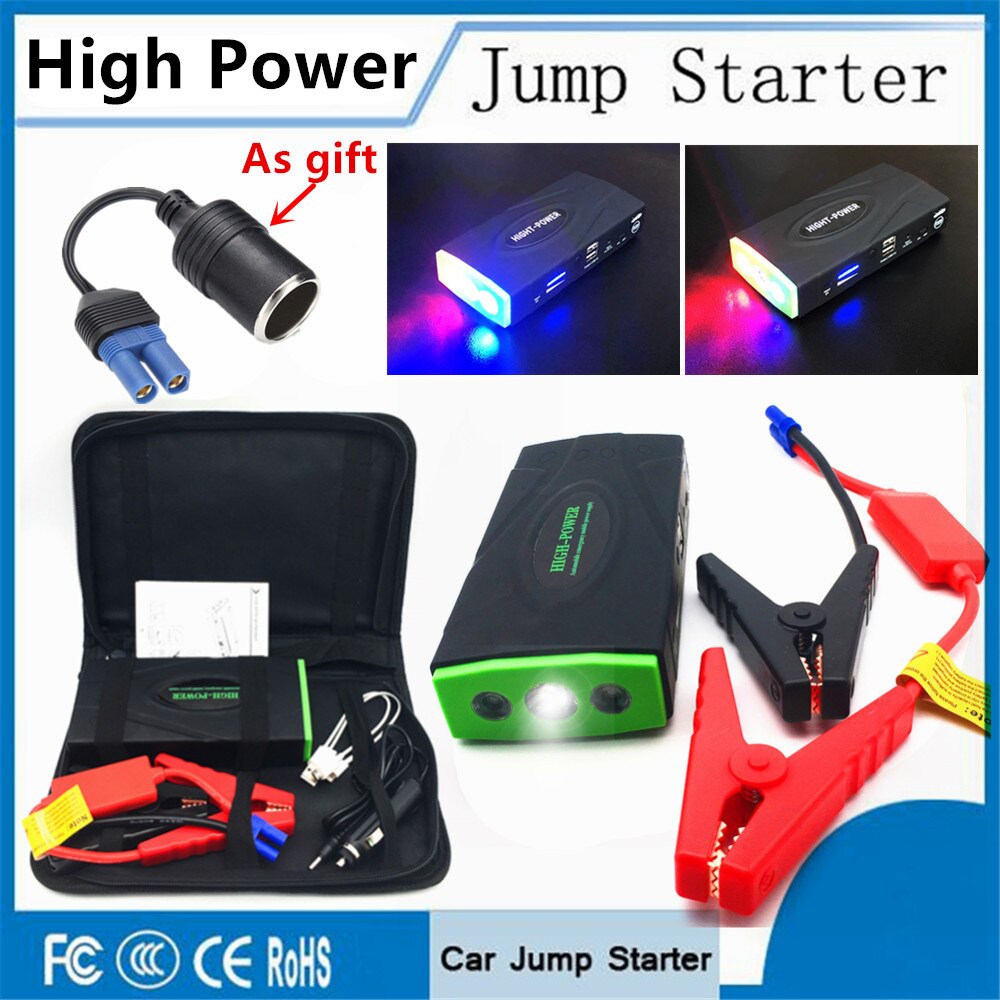 Dispositivo de arranque de puente de coche de alta potencia 12V 600A dispositivo de arranque cargador de coche portátil para batería de coche Booster de gasolina dispositivo de arranque para vehículo diésel