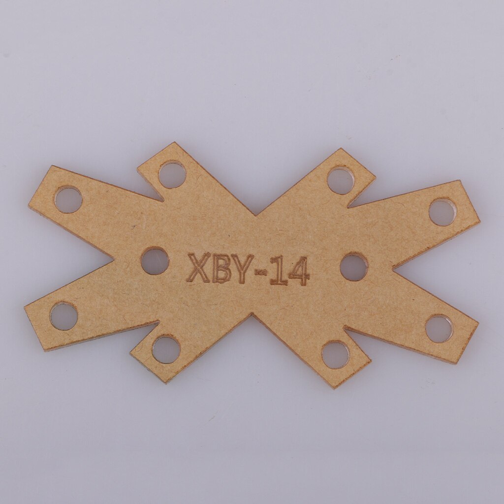 Keyring Key Chain Clear Acrylic Leather Craft Pattern Stencil Template DIY Craft