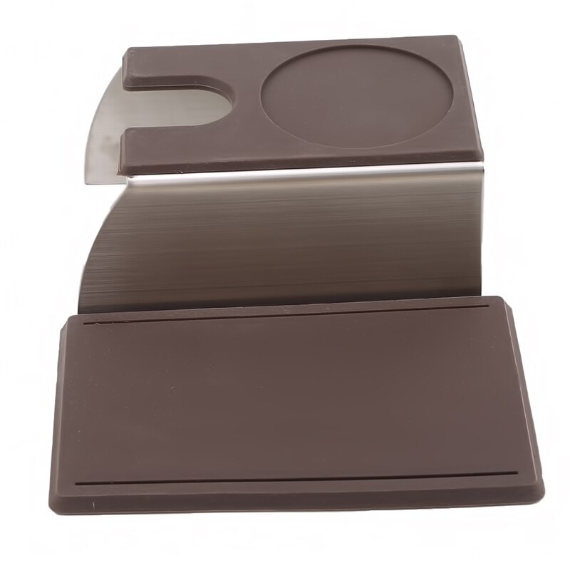 Sturdy Stainless Steel Silicone Espresso Coffee Tamper Stand Barista Tool Tamping Holder Rack Shelf Coffee Machine Tool