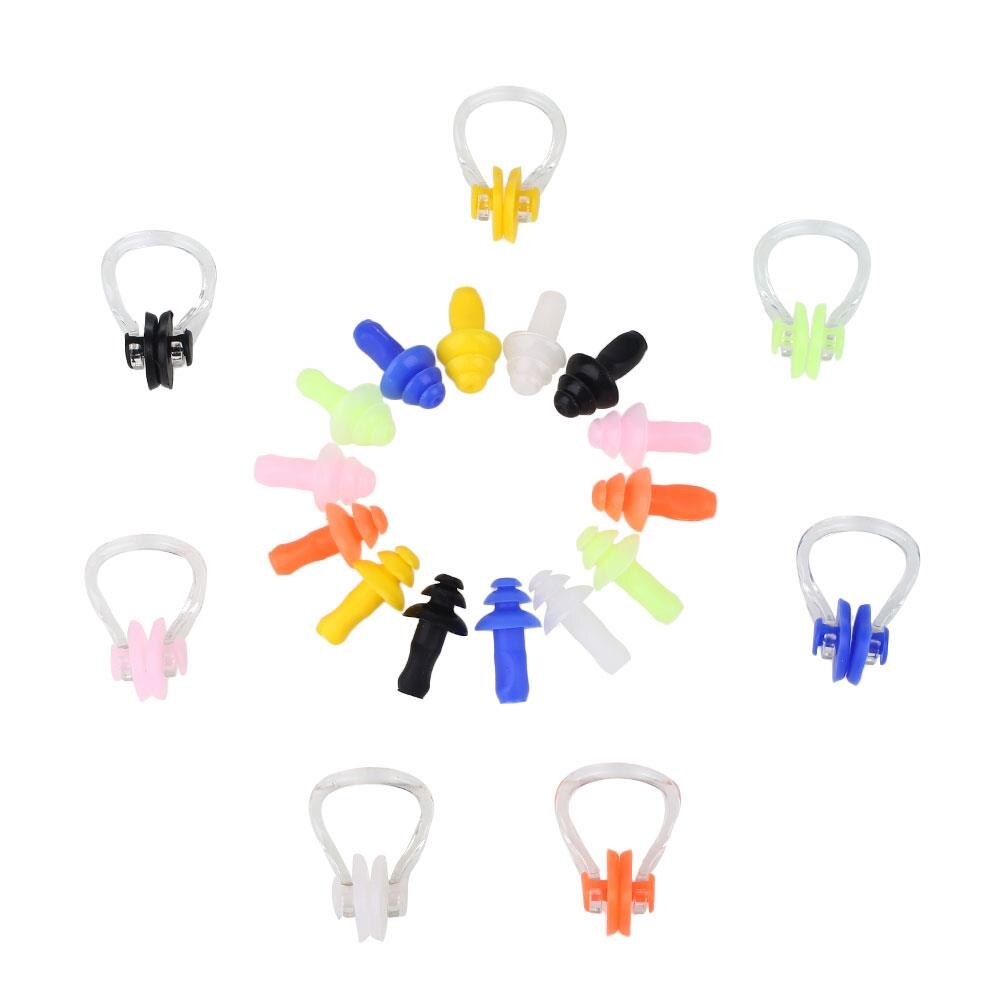 Bouchon d'oreille étanche Silicone pince-nez bouchons d'oreilles bouchons d'oreilles natation boîte de natation