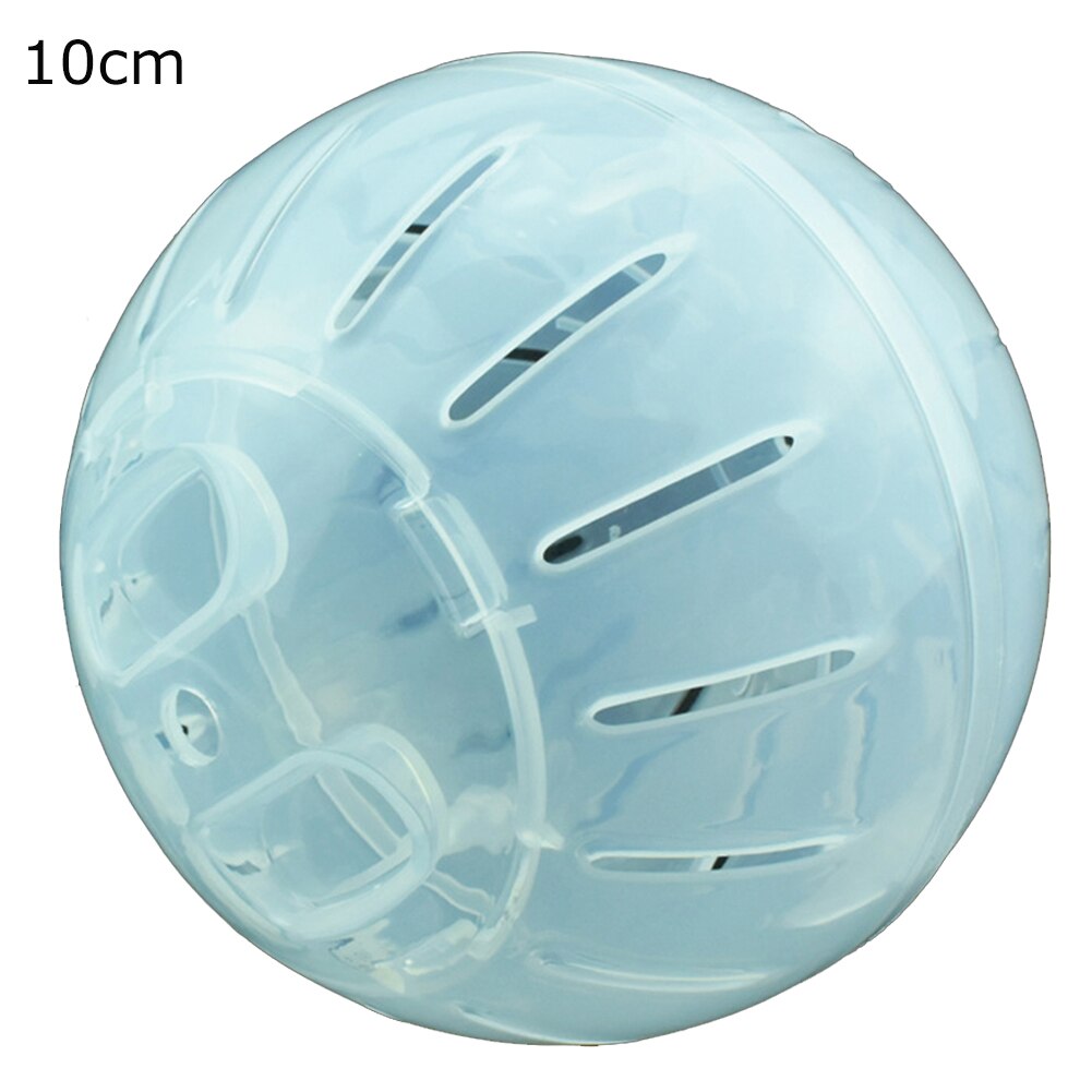 Plastik draussen Sport Ball Grounder Ratte klein Haustier Nagetier Mäuse Joggen Ball Spielzeug Hamster Rennmaus Ratte Übung Bälle abspielen Spielzeuge: Weiß 10cm