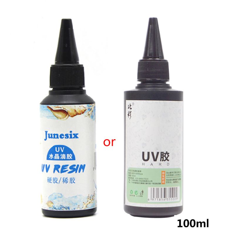 UV Resin Curing Epoxy Hard UV Glue Sun Curing Resin DIY Jewelry Making Sunlight Activated Resin for Casting Coatings
