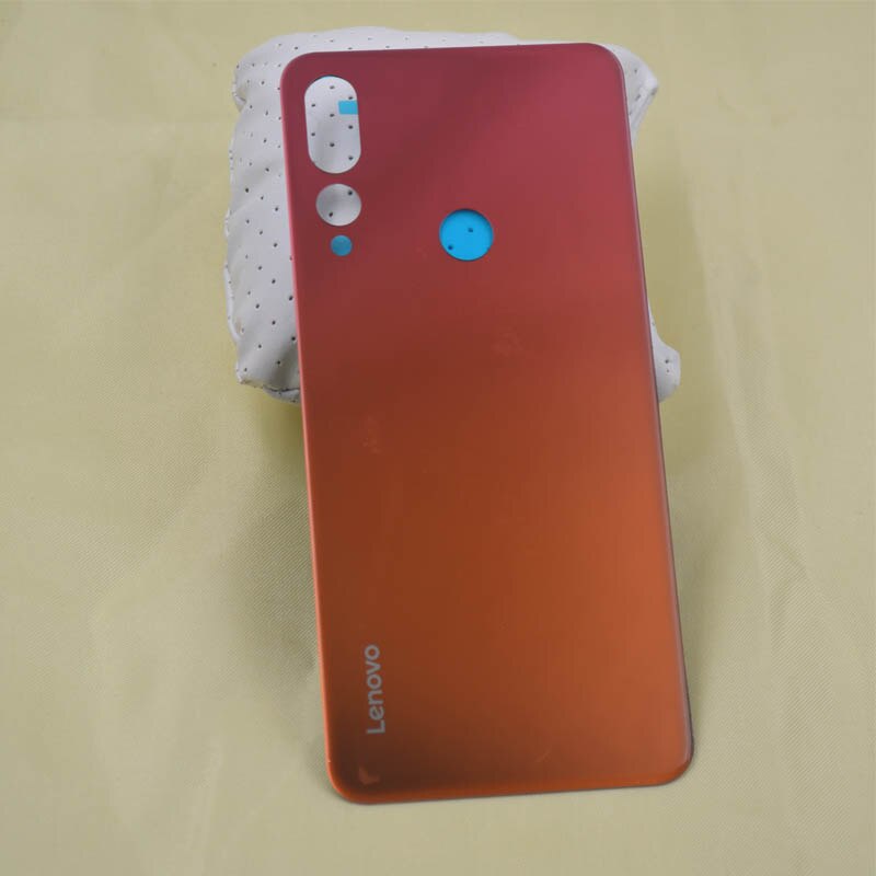 Voor Lenovo Z5s Terug Batterij Cover Achterdeur Behuizing Case Panel Vervanging Originele 6.3 &quot;Lenovo Z5s Batterij Cover Met lens: Red No Lens