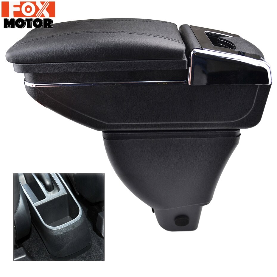 Center Centre Console Storage Box For Toyota Yaris Vitz Echo 1998-2005 Armrest Arm Rest Rotatable 2000 2001 2002 2003 2004