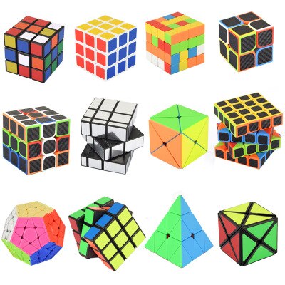 Qiyi 3*3*3 Cubo Professionale Cubo Magico Speedcube Puzzle Magia Cubi Educativo Cubo Di Puzzle Giocattoli Per I Bambini giocattoli Per Adulti