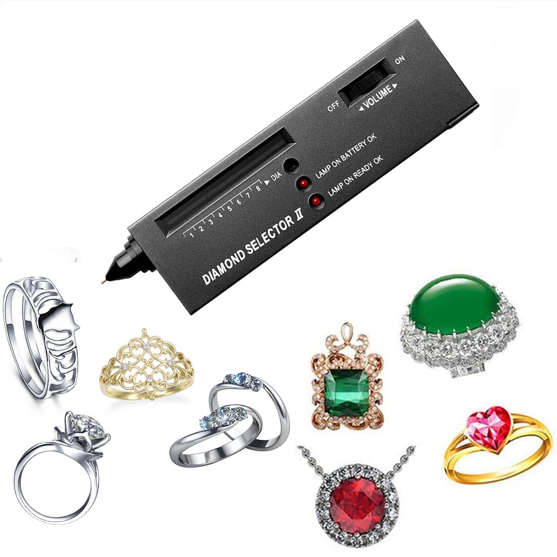 Diamantdetektor elektronisk diamantvælger ædelstens ædelstenstester ii smykkeværktøj