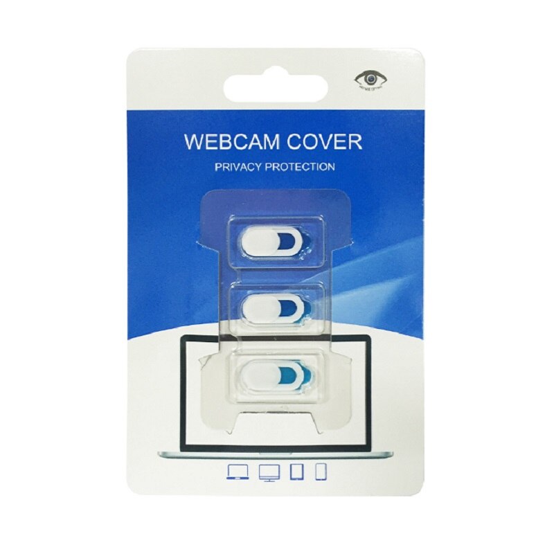 Control deslizante del obturador de la cámara Web cámara de plástico cubierta de la etiqueta engomada para iPad Web del teléfono del ordenador portátil PC tableta Mac de privacidad de teléfono Cámara cubierta