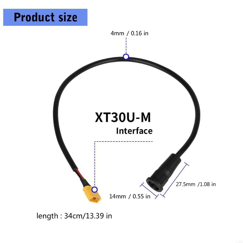 C4DE scooters oplaadbatterij oplaadvoeding Adapters Efficiënt oplaadsnoer