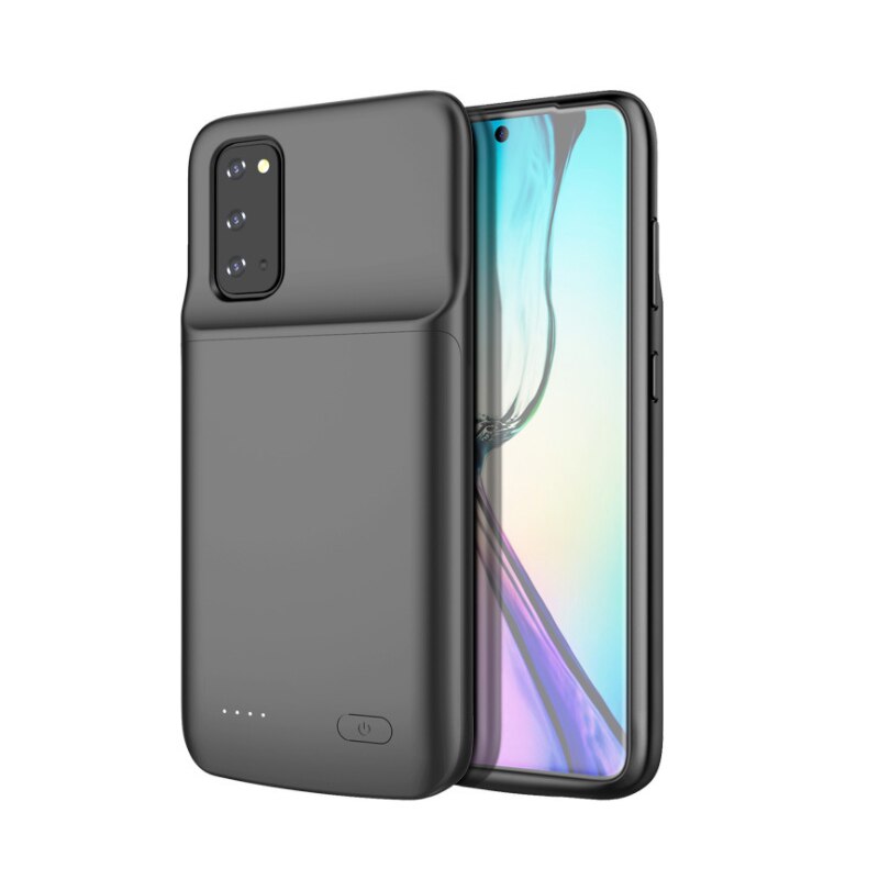 4800/6000 mah powerbank batterij oplader case voor samsung galaxy  s20 plus externe back-up batterij case voor samsung  s20 ultra plus