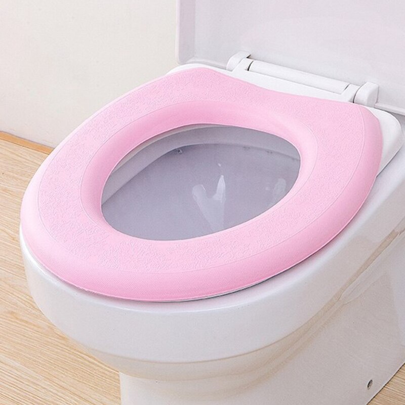 Badkamer Toilet Seat Cover Zachte Wc Plakken Toiletbril Pad Badkamer Warmer Seat Deksel Cover Pad Wc Closestool Warm Seat covers