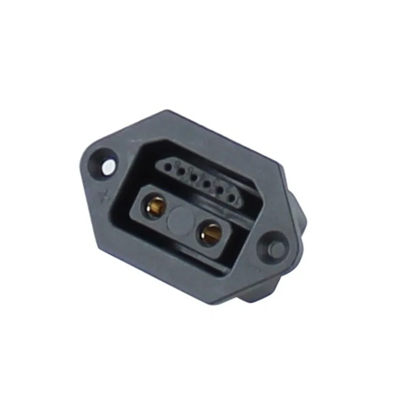 Câble de connecteur de charge de batterie au lithium pour véhicule électrique, prise de charge mâle et femelle, tête de batterie d'alimentation pour vélo électrique, 40A, 2 + 4, 2 + 6