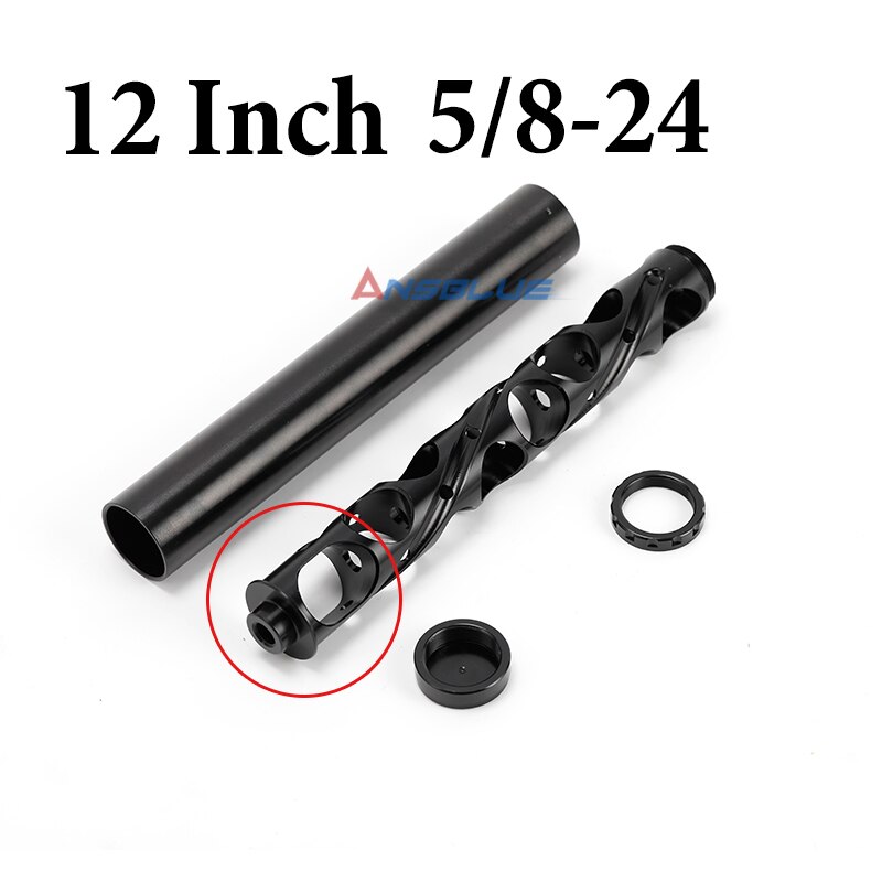 Auto Aluminium 10 Inch 12 Inch Extension Spiraal 1/2-28 5/8-24 5 Size Adapter Auto Brandstof Solvent trap Filter Voor Napa 4003 Wix 24003: F1 12 Inch 5-8-24 B