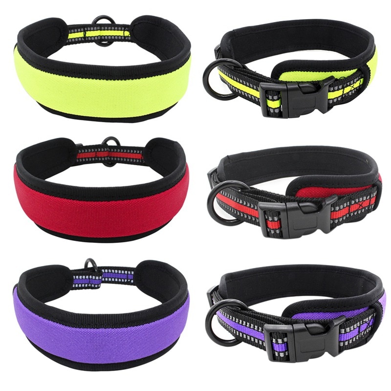 Huisdier Halsband LED Light Night Veiligheid Dierbenodigdheden Insert Gesp Honden Reflecterende Lint Kraag Puppy Ketting
