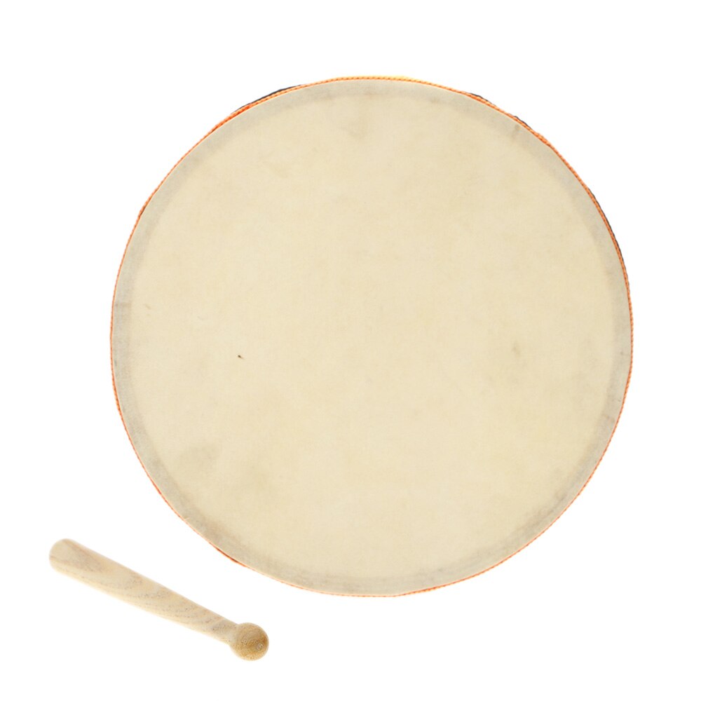 8 "holz Hand Trommel Dual Kopf mit Trommel Stock Schlagzeug Musical Pädagogisches Spielzeug Instrument für KTV Party freundlicher Kleinkind